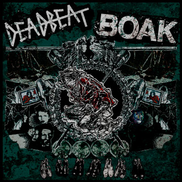 DEADBEAT/BOAK "Split" 7" EP (TLAL)